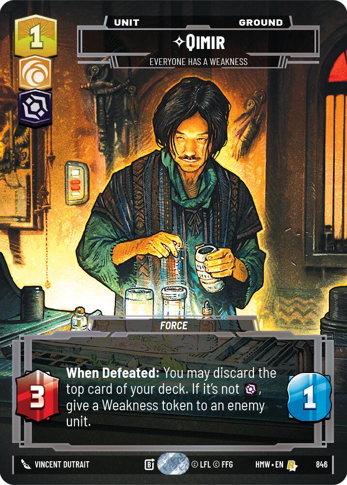 Qimir - Everyone Has a Weakness (846) (Prestige) (846) [Homeworlds] | Tabernacle Games