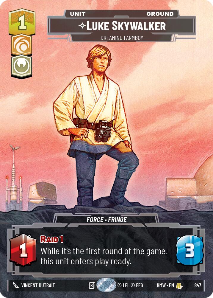 Luke Skywalker - Dreaming Farmboy (847) (Prestige) (847) [Homeworlds] | Tabernacle Games