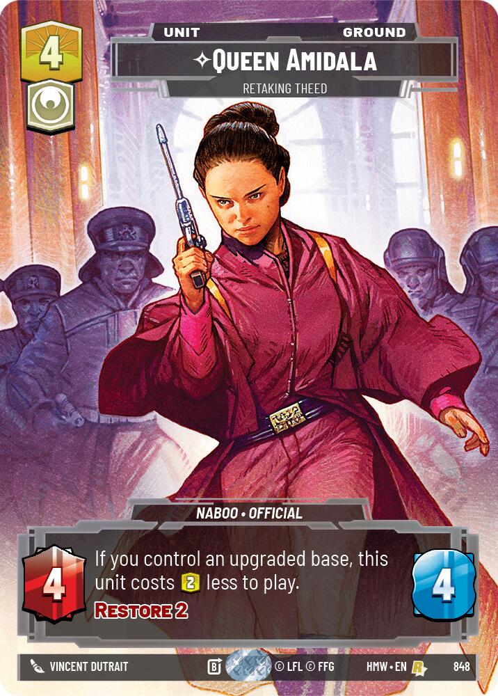 Queen Amidala - Retaking Theed (848) (Prestige) (848) [Homeworlds] | Tabernacle Games