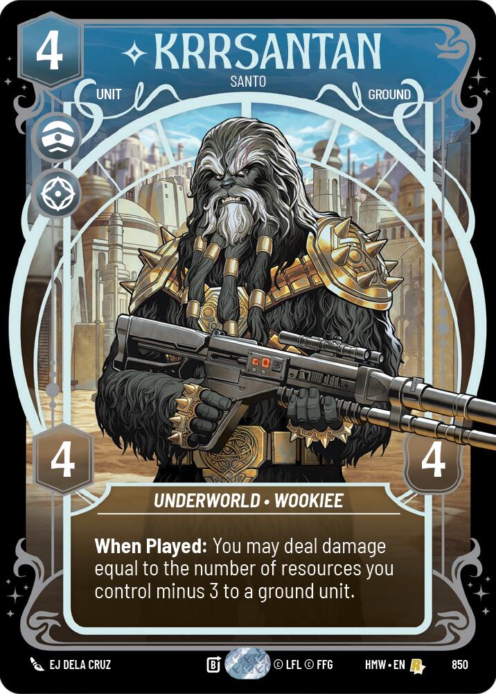 Krrsantan - Santo (850) (Prestige Foil) (850) [Homeworlds] | Tabernacle Games
