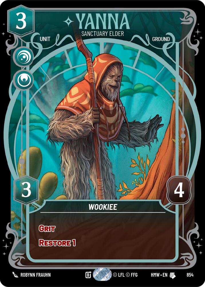 Yanna - Sanctuary Elder (854) (Prestige Foil) (854) [Homeworlds] | Tabernacle Games