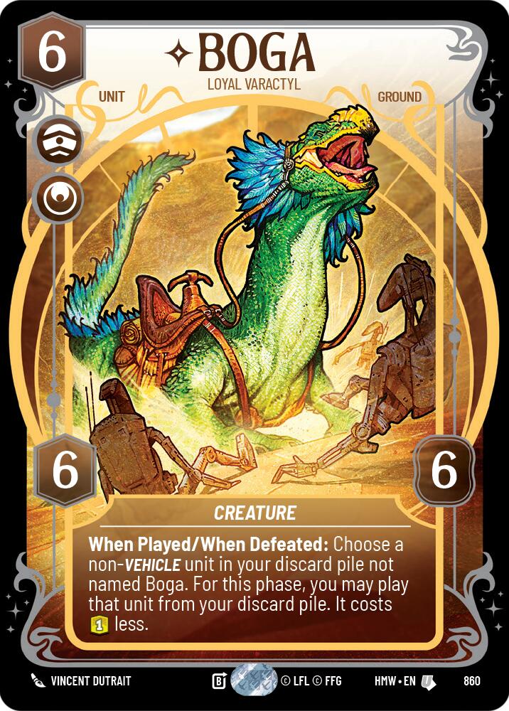 Boga - Loyal Varactyl (860) (Prestige Foil) (860) [Homeworlds] | Tabernacle Games