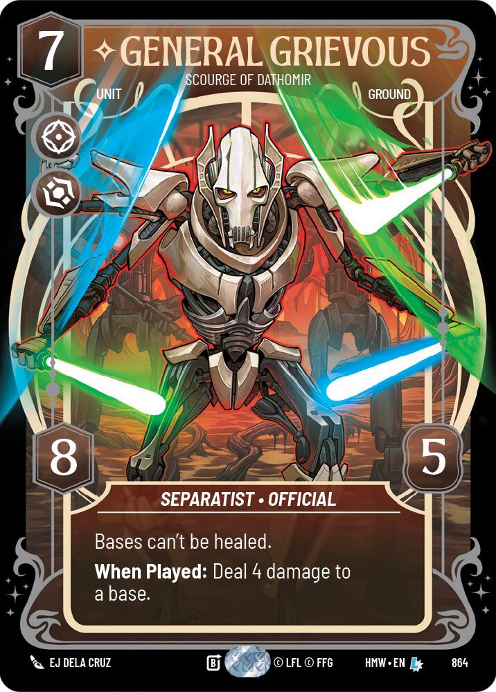 General Grievous - Scourge of Dathomir (864) (Prestige Foil) (864) [Homeworlds] | Tabernacle Games