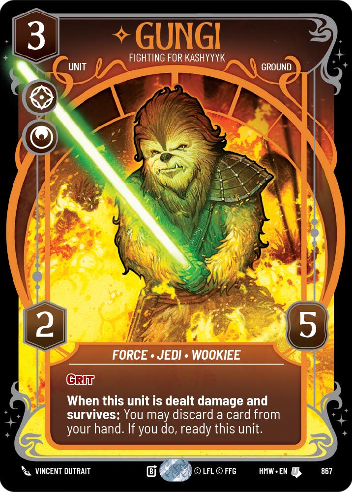 Gungi - Fighting for Kashyyyk (867) (Prestige Foil) (867) [Homeworlds] | Tabernacle Games