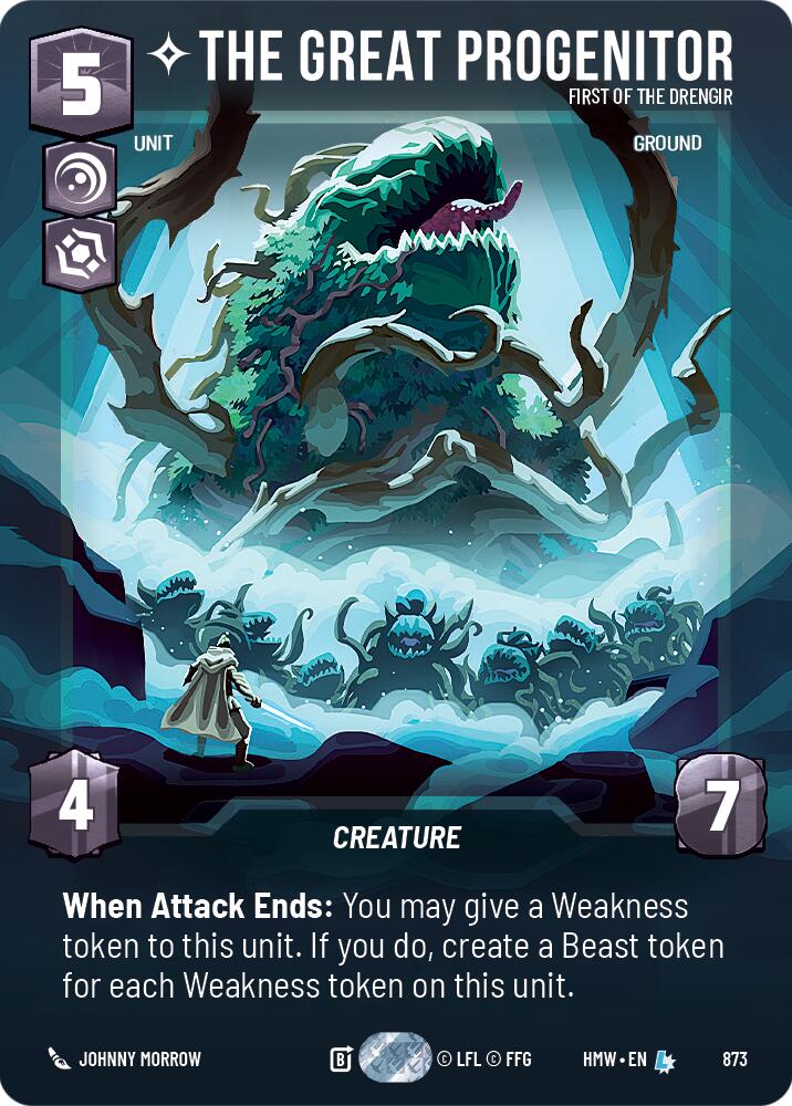 The Great Progenitor - First of the Drengir (873) (Prestige Foil) (873) [Homeworlds] | Tabernacle Games