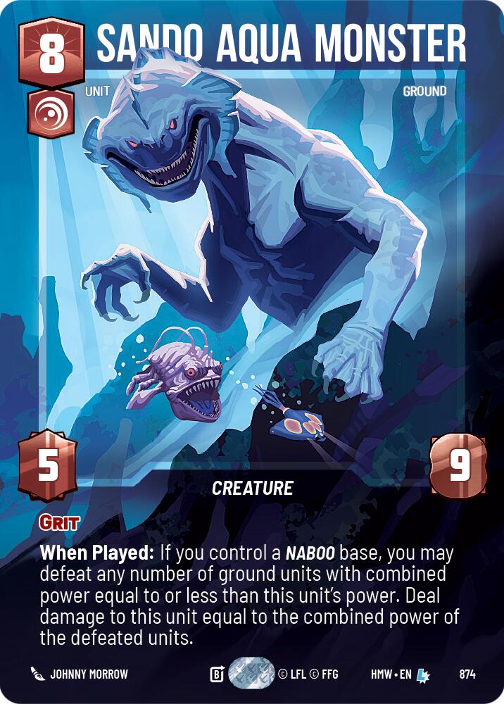 Sando Aqua Monster (874) (Prestige Foil) (874) [Homeworlds] | Tabernacle Games