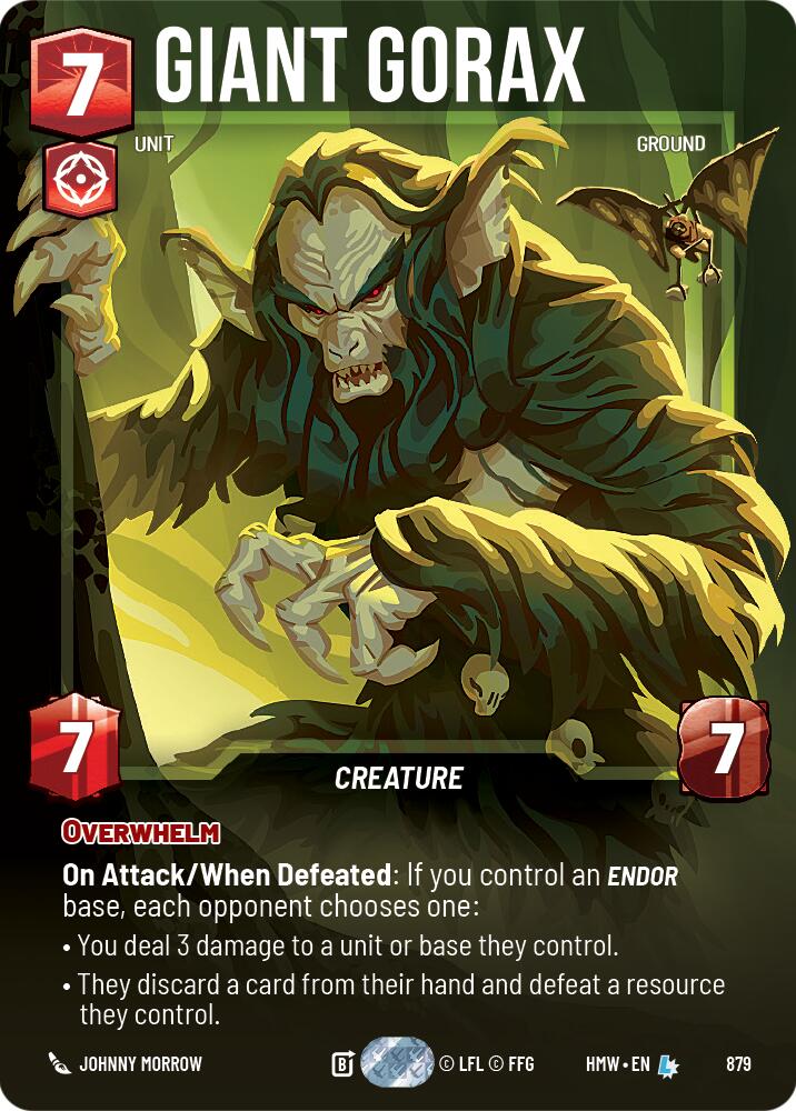 Giant Gorax (879) (Prestige Foil) (879) [Homeworlds] | Tabernacle Games