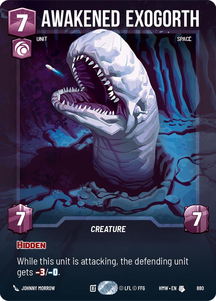 Awakened Exogorth (880) (Prestige Foil) (880) [Homeworlds] | Tabernacle Games