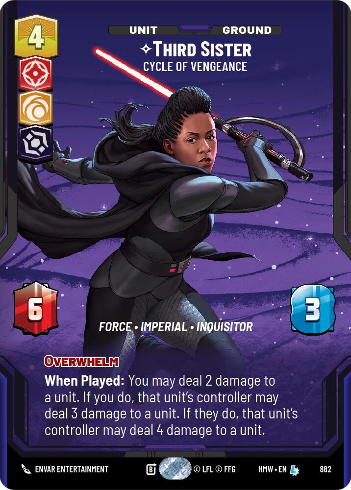Third Sister - Cycle of Vengeance (882) (Prestige Foil) (882) [Homeworlds] | Tabernacle Games
