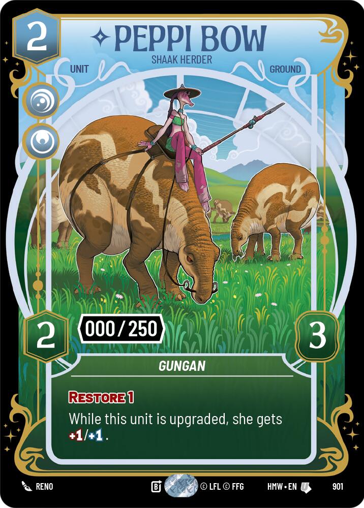 Peppi Bow - Shaak Herder (901) (Serialized) (901) [Homeworlds] | Tabernacle Games