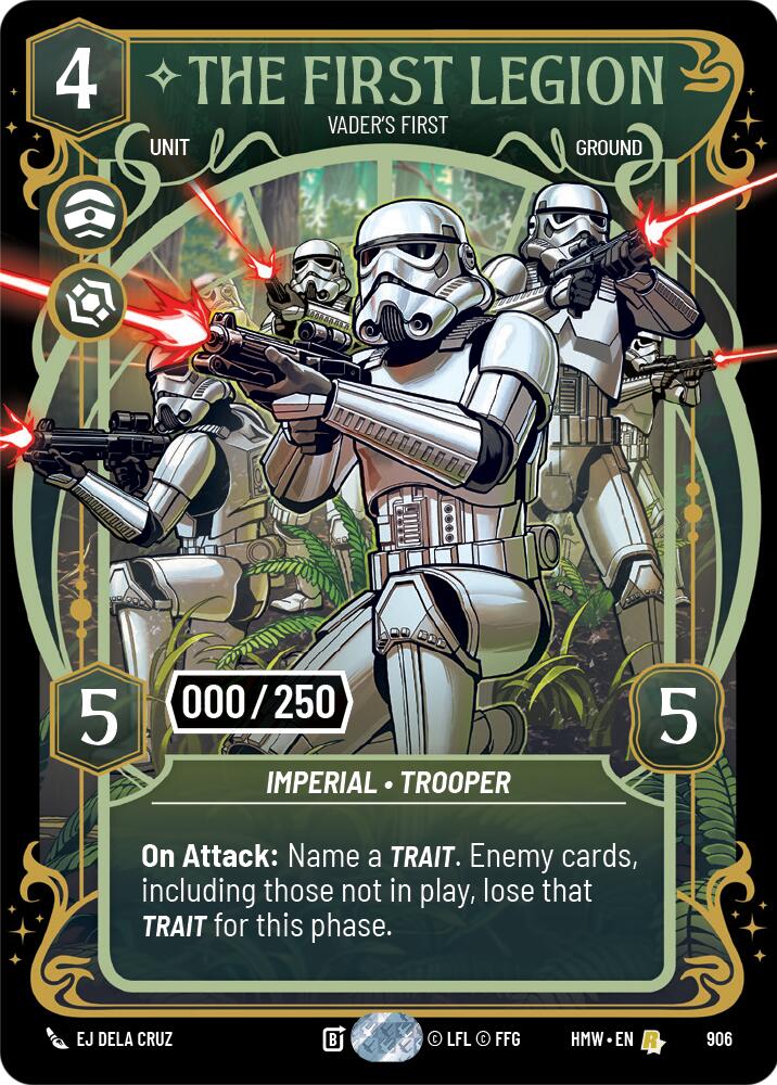 The First Legion - Vader's Fist (906) (Serialized) (906) [Homeworlds] | Tabernacle Games