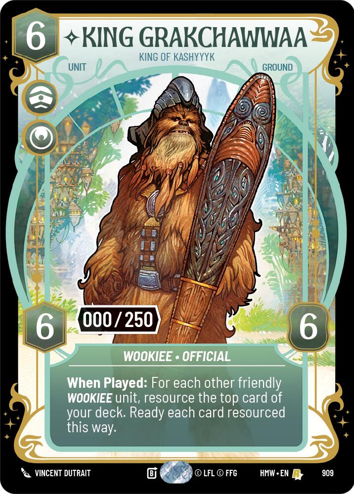 King Grakchawwaa - King of Kashyyyk (909) (Serialized) (909) [Homeworlds] | Tabernacle Games