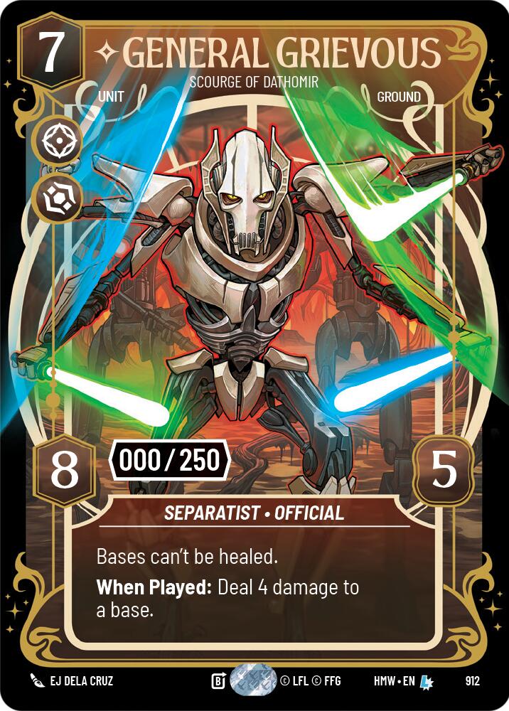 General Grievous - Scourge of Dathomir (912) (Serialized) (912) [Homeworlds] | Tabernacle Games