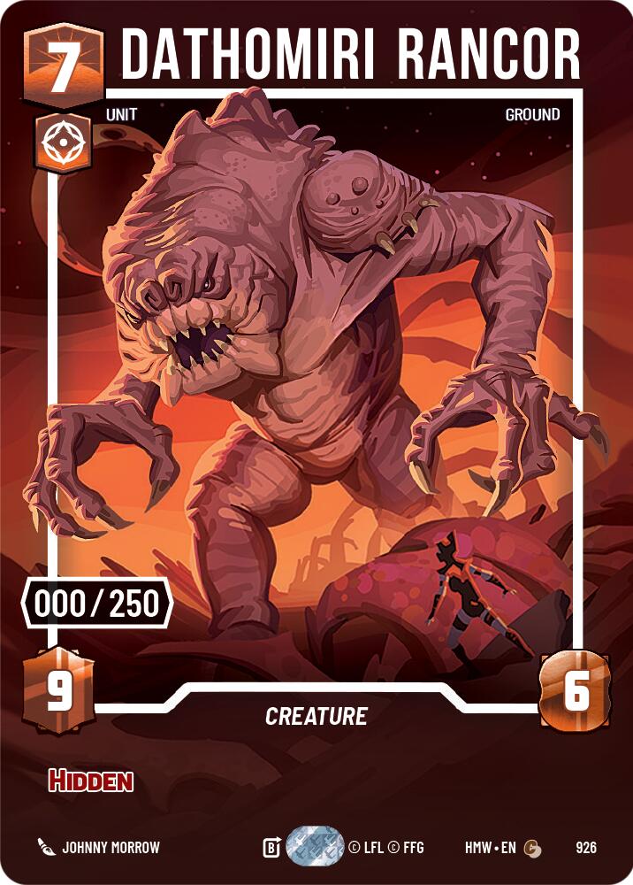 Dathomiri Rancor (926) (Serialized) (926) [Homeworlds] | Tabernacle Games