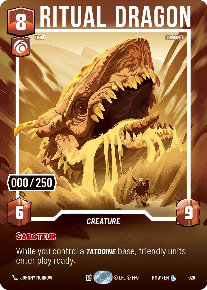 Ritual Dragon (929) (Serialized) (929) [Homeworlds] | Tabernacle Games