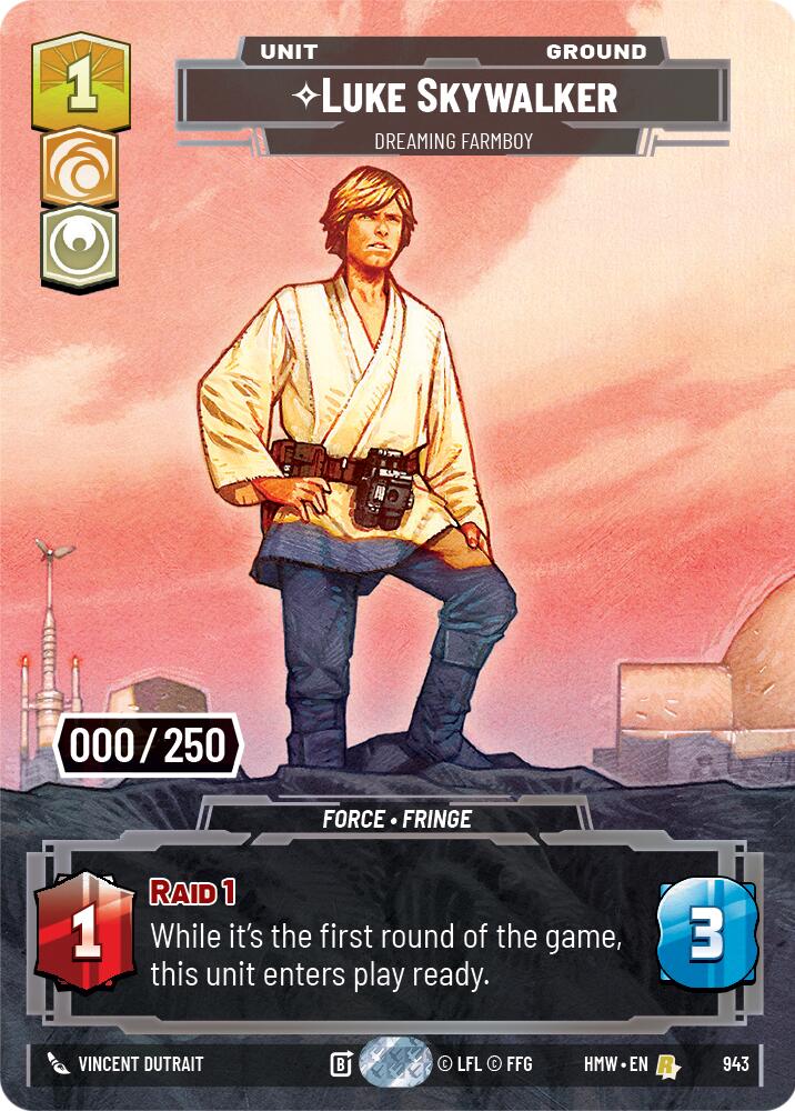 Luke Skywalker - Dreaming Farmboy (943) (Serialized) (943) [Homeworlds] | Tabernacle Games