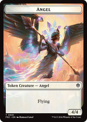 Angel // Myr Double-Sided Token [Reality Fracture Commander Tokens] | Tabernacle Games