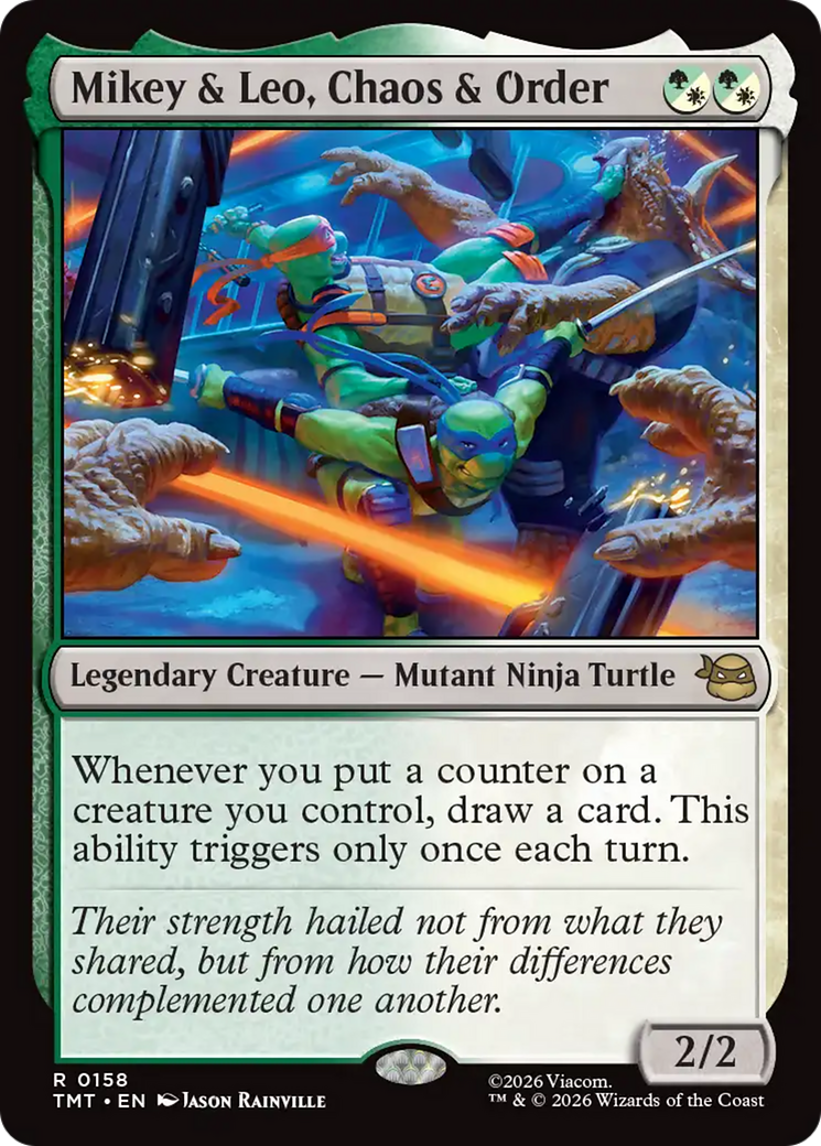 Mikey & Leo, Chaos & Order [Teenage Mutant Ninja Turtles] | Tabernacle Games