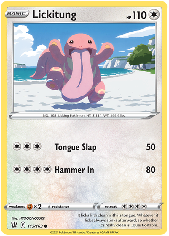 Lickitung (113/163) [Sword & Shield: Battle Styles] | Tabernacle Games