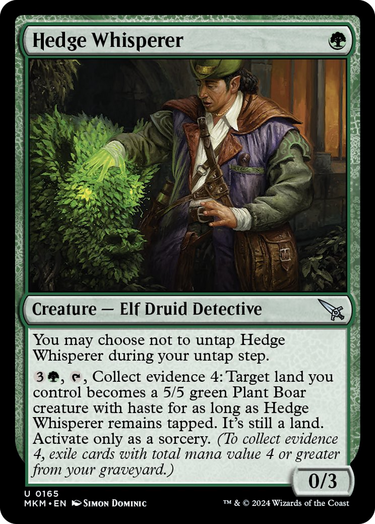 Hedge Whisperer [Murders at Karlov Manor] | Tabernacle Games
