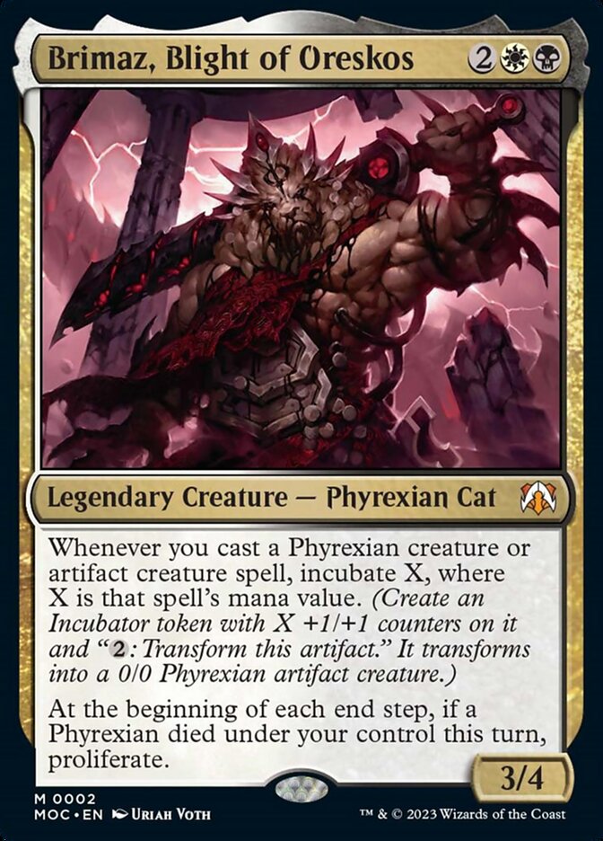 Brimaz, Blight of Oreskos [March of the Machine Commander] | Tabernacle Games