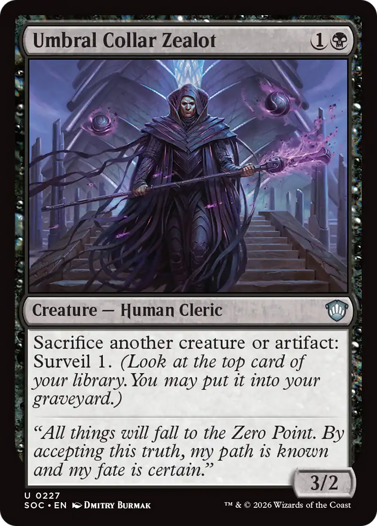 Umbral Collar Zealot [Secrets of Strixhaven Commander] | Tabernacle Games