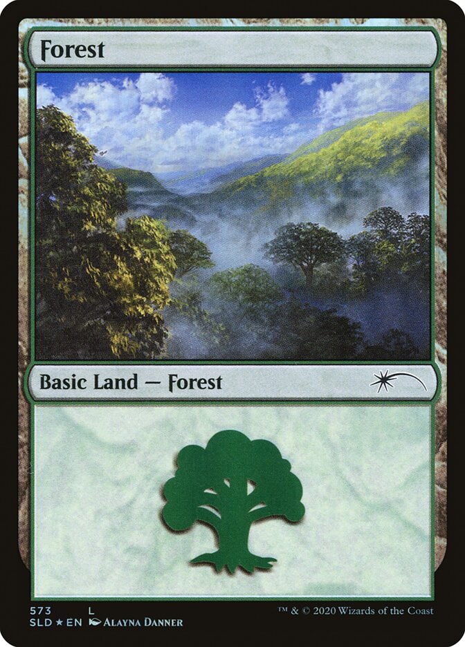 Forest (Lands) (573) [Secret Lair Drop Promos] | Tabernacle Games