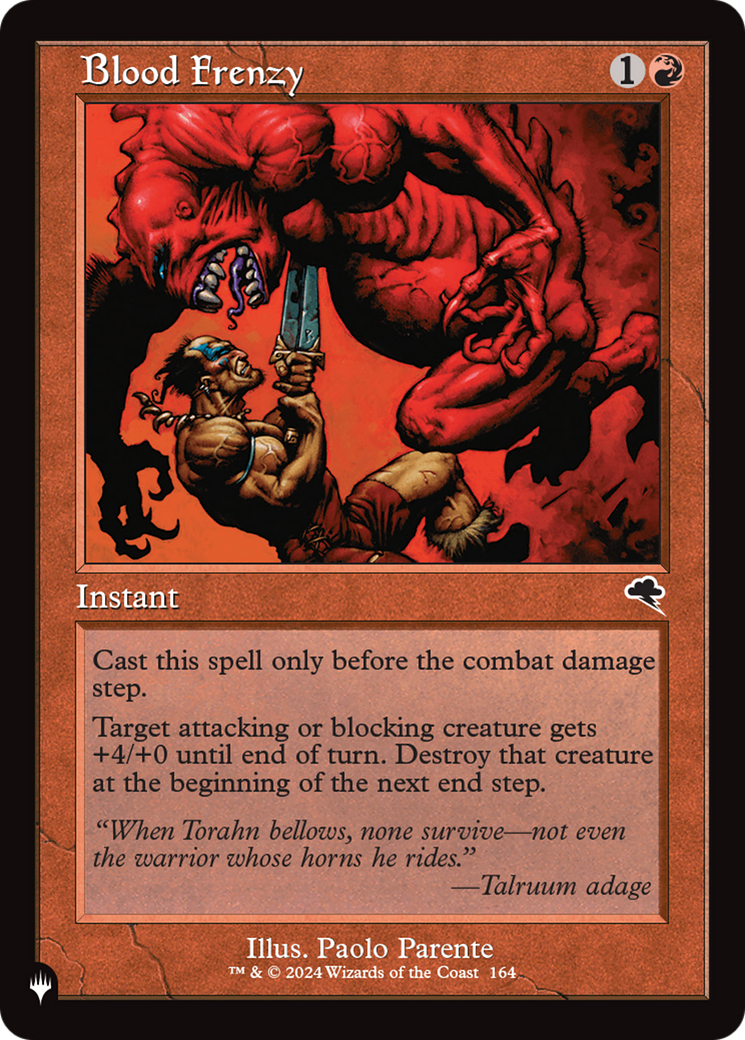 Blood Frenzy [The List] | Tabernacle Games