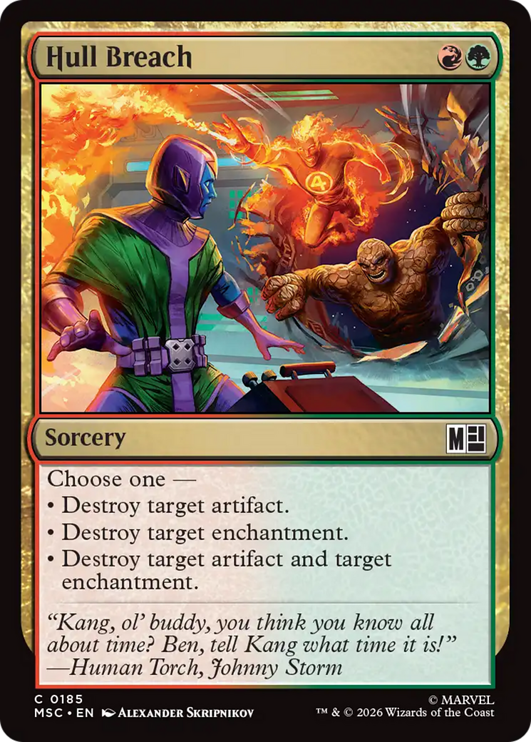 Hull Breach (Surge Foil) [Marvel Super Heroes Commander] | Tabernacle Games