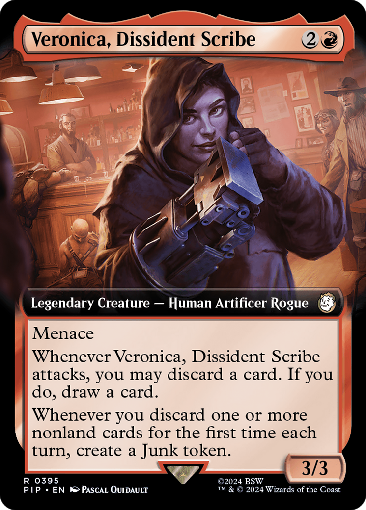 Veronica, Dissident Scribe (Extended Art) [Fallout] | Tabernacle Games