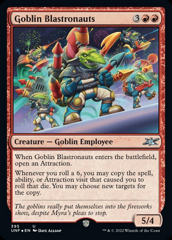 Goblin Blastronauts (Galaxy Foil) [Unfinity] | Tabernacle Games