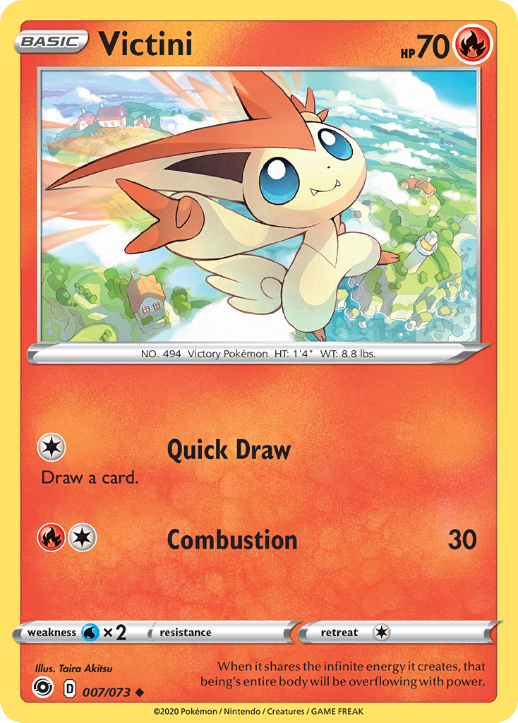 Victini (007/073) [Sword & Shield: Champion's Path] | Tabernacle Games