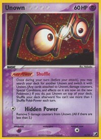 Unown (N) (N/28) [EX: Unseen Forces] | Tabernacle Games