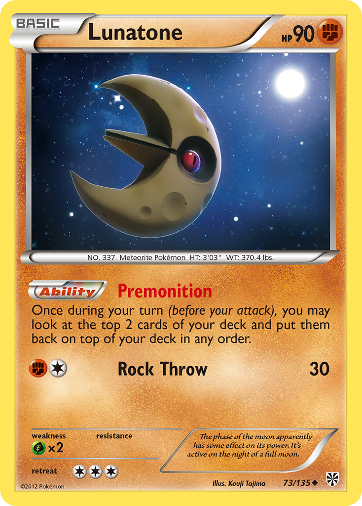Lunatone (73/135) [Black & White: Plasma Storm] | Tabernacle Games