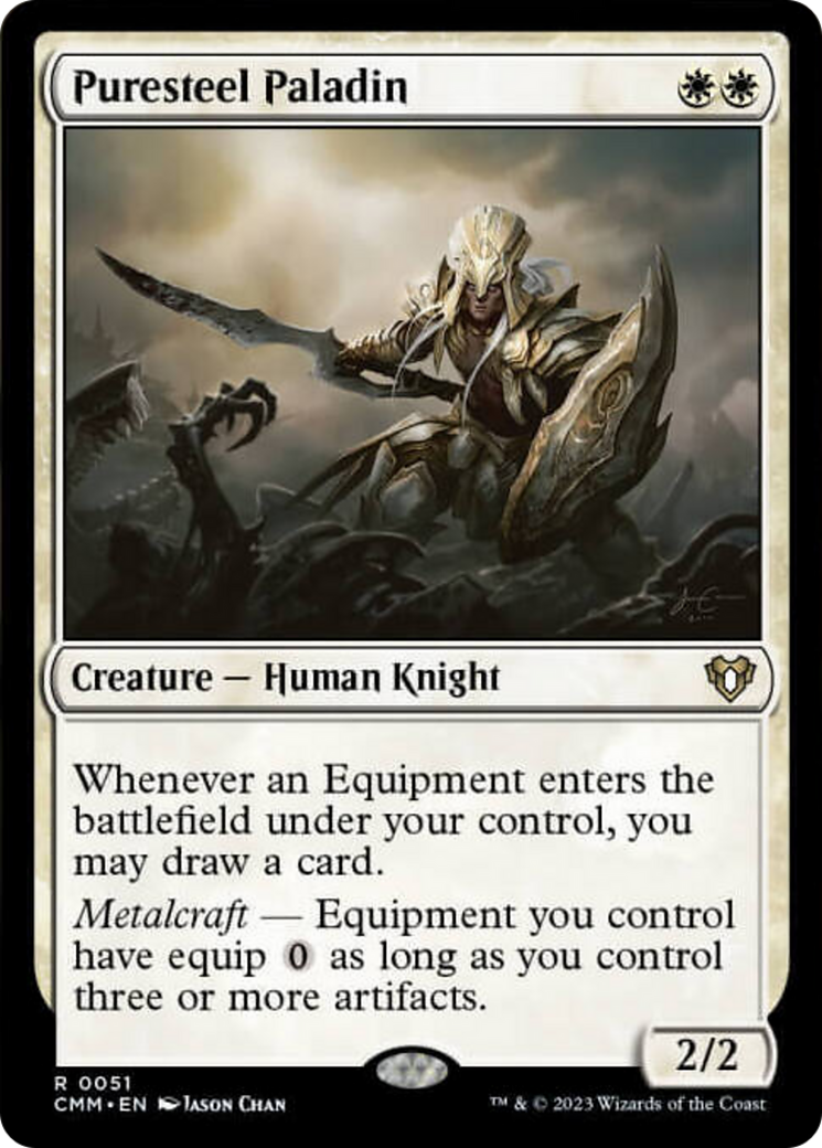 Puresteel Paladin [Commander Masters] | Tabernacle Games