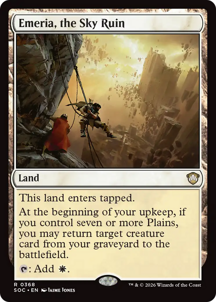 Emeria, the Sky Ruin [Secrets of Strixhaven Commander] | Tabernacle Games