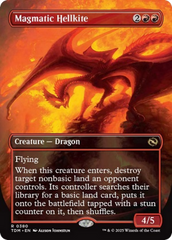 Magmatic Hellkite (Borderless) [Tarkir: Dragonstorm] | Tabernacle Games