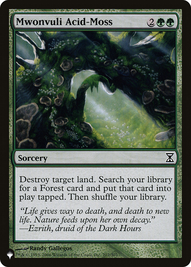 Mwonvuli Acid-Moss [The List] | Tabernacle Games