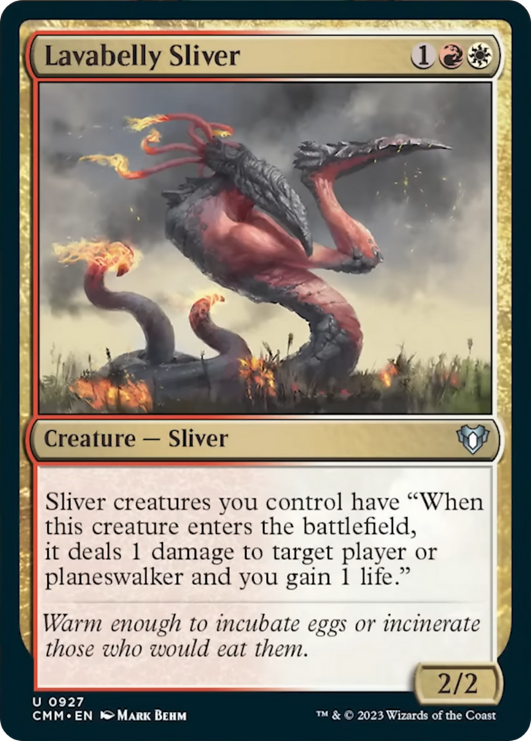 Lavabelly Sliver [Commander Masters] | Tabernacle Games