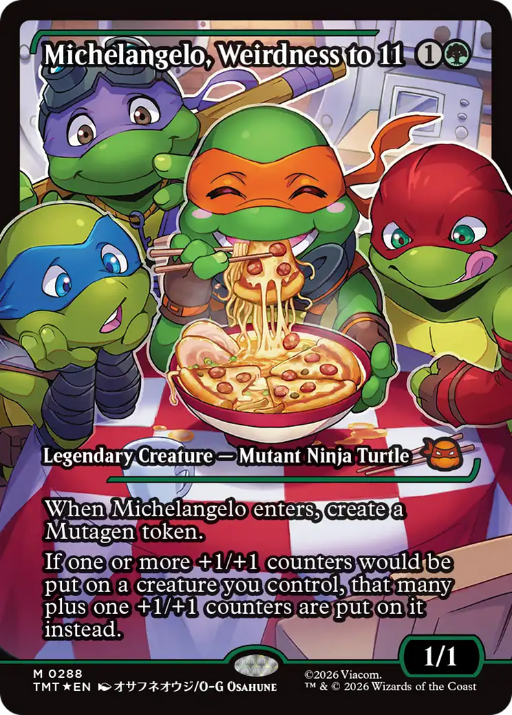 Michelangelo, Weirdness to 11 (Showcase) [Teenage Mutant Ninja Turtles] | Tabernacle Games