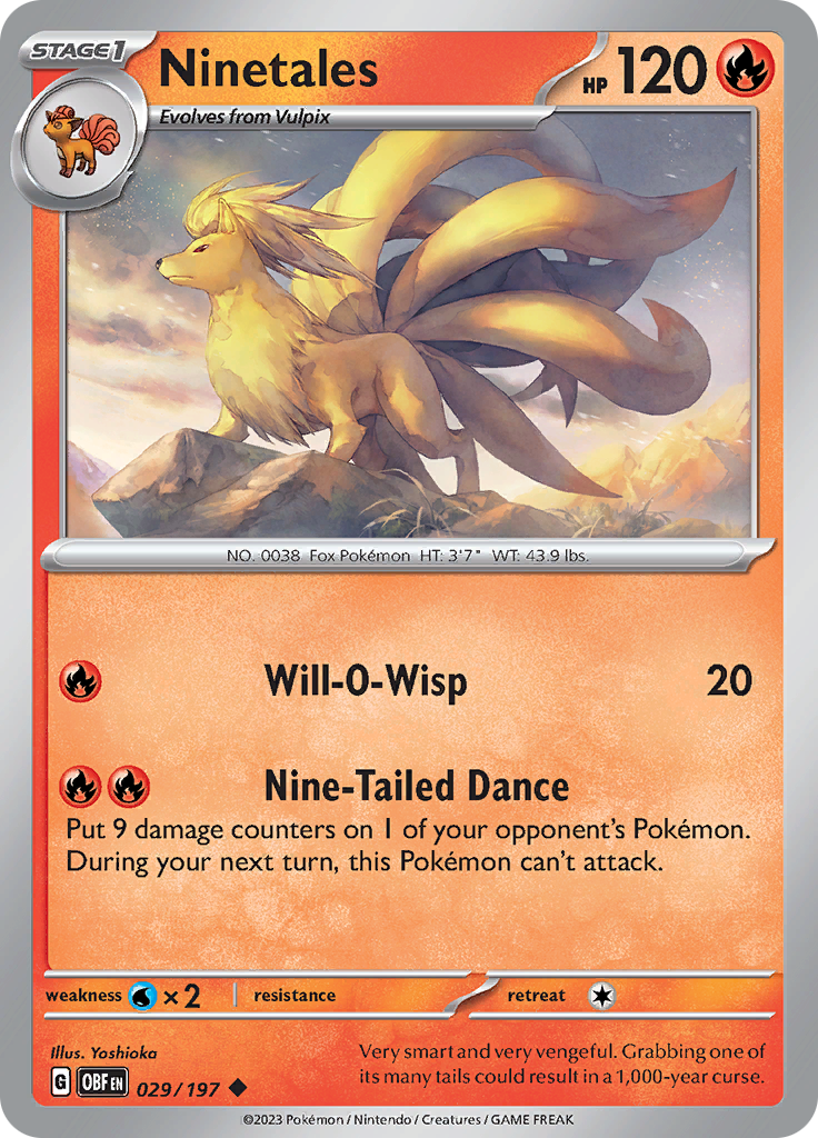 Ninetales (029/197) [Scarlet & Violet: Obsidian Flames] | Tabernacle Games