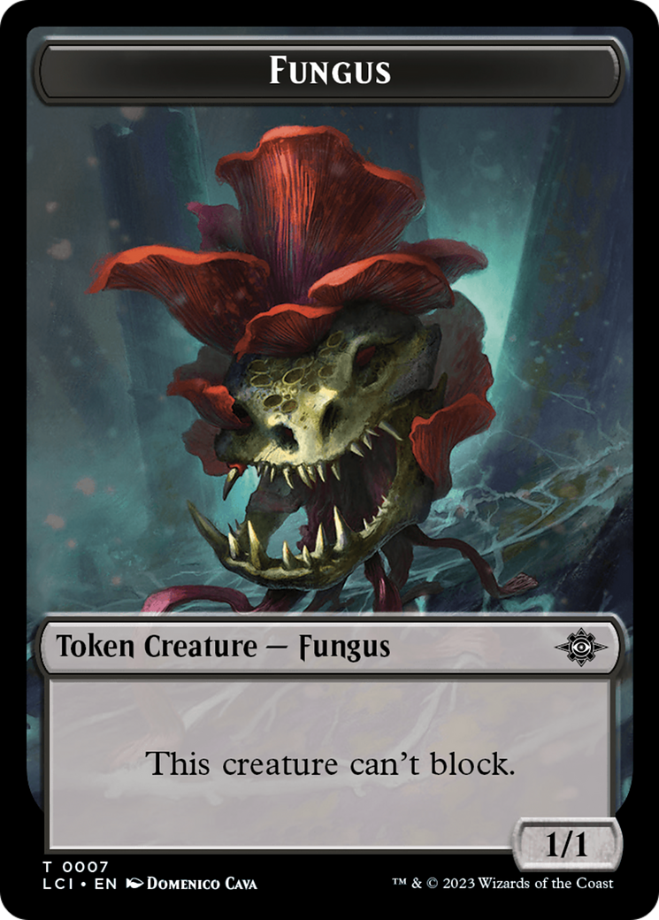 Gnome // Fungus Double-Sided Token [The Lost Caverns of Ixalan Tokens] | Tabernacle Games