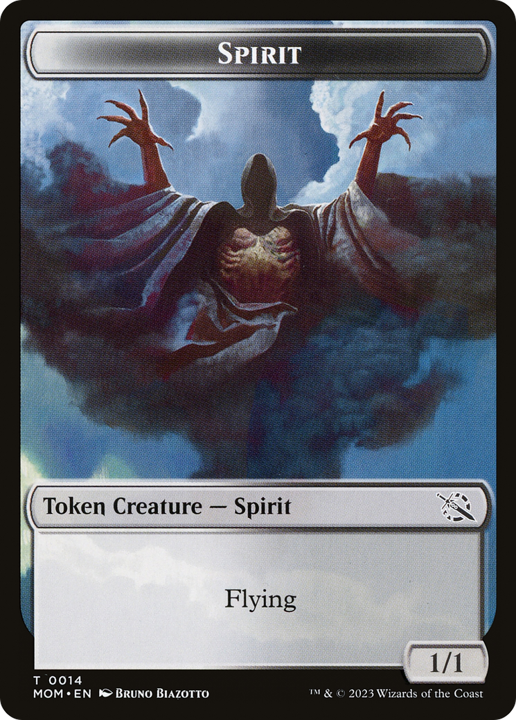 Thopter // Spirit (14) Double-Sided Token [March of the Machine Tokens] | Tabernacle Games