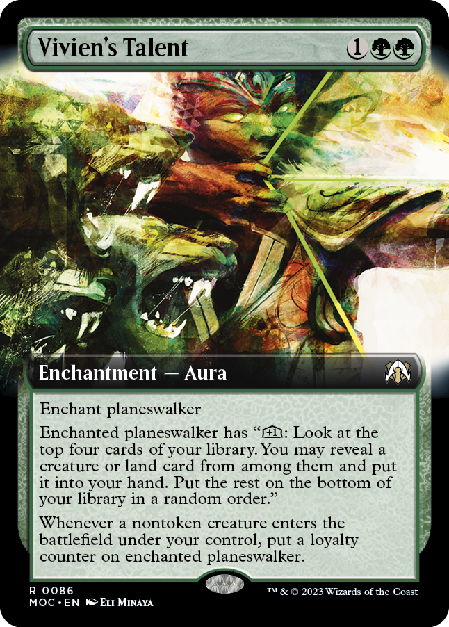Vivien's Talent (Extended Art) [March of the Machine Commander] | Tabernacle Games