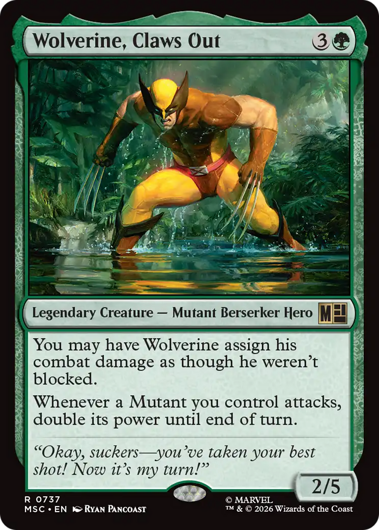 Wolverine, Claws Out [Marvel Super Heroes Commander] | Tabernacle Games