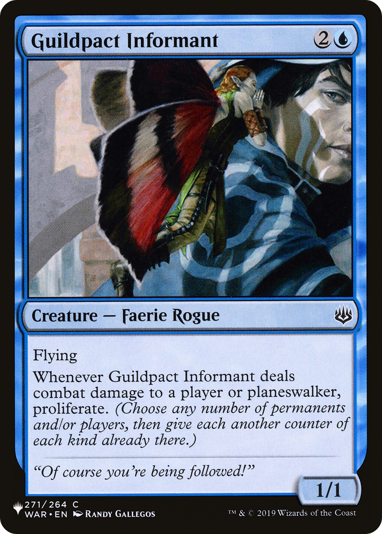 Guildpact Informant [The List Reprints] | Tabernacle Games