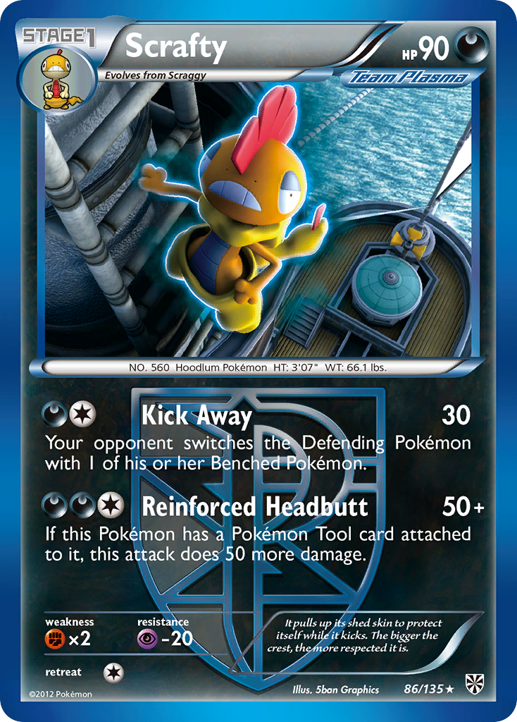 Scrafty (86/135) [Black & White: Plasma Storm] | Tabernacle Games