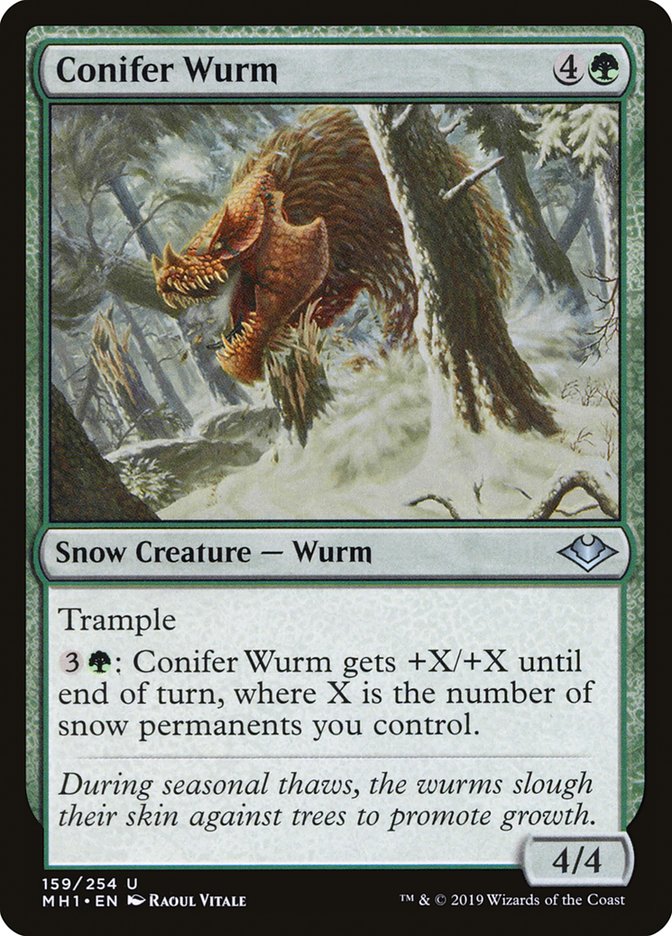 Conifer Wurm [Modern Horizons] | Tabernacle Games