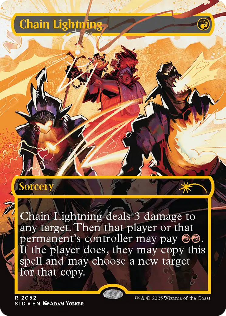 Chain Lightning (2047) (Raised Foil) [Secret Lair Drop Series] | Tabernacle Games