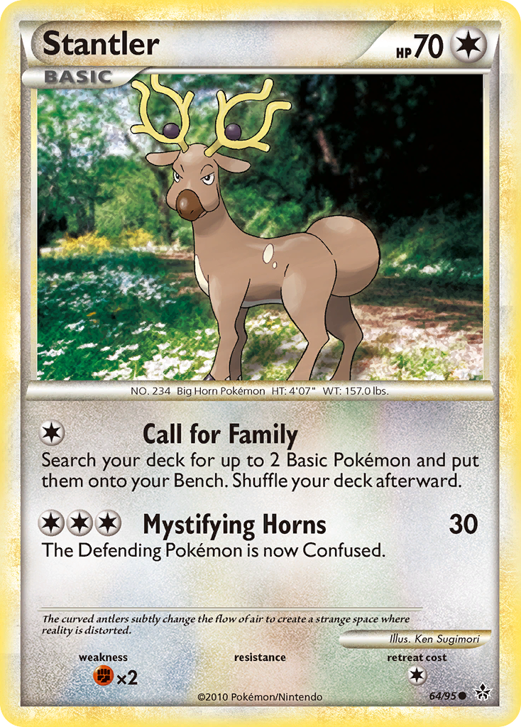 Stantler (64/95) [HeartGold & SoulSilver: Unleashed] | Tabernacle Games